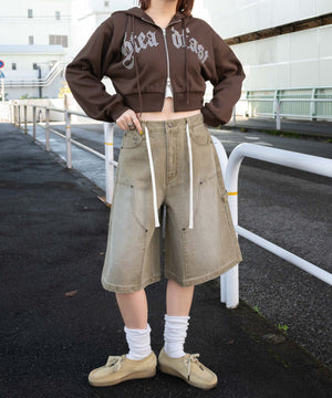 ブラウン　モデル:155cm F着用