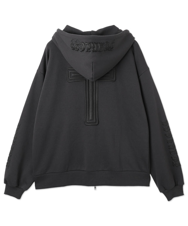 グラフィック裏起毛ZIPビッグパーカー