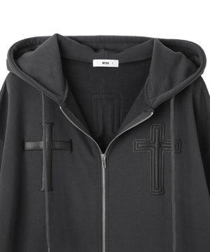 グラフィック裏起毛ZIPビッグパーカー