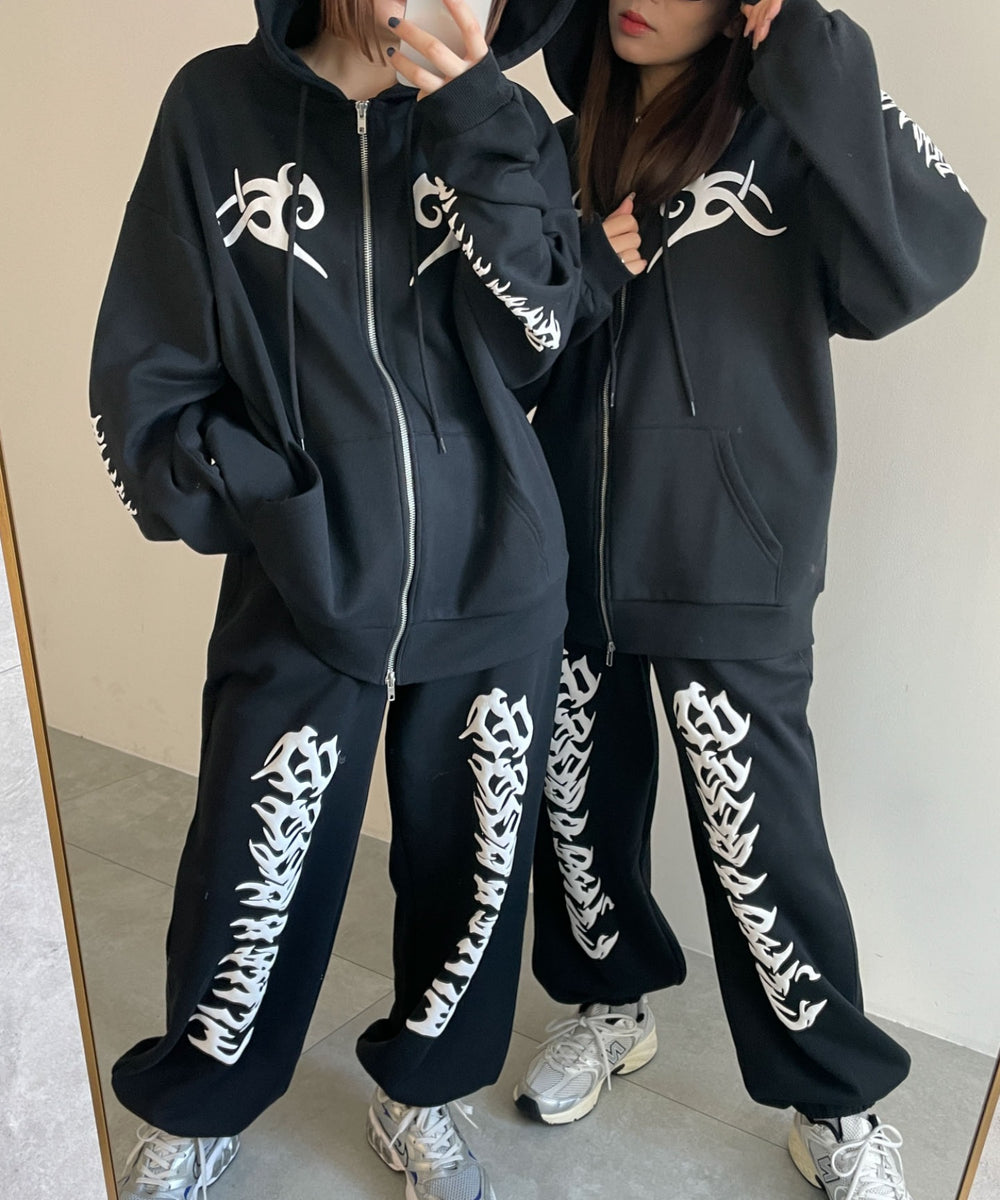 グラフィックスウェットパンツ