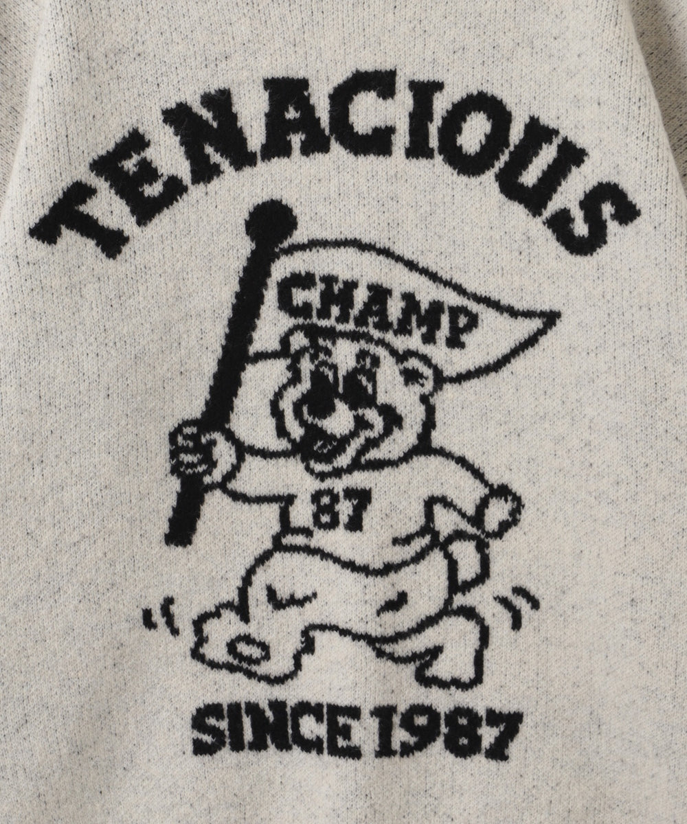 ファニーグラフィックフラッフィーニットプルオーバー