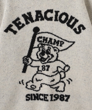 ファニーグラフィックフラッフィーニットプルオーバー