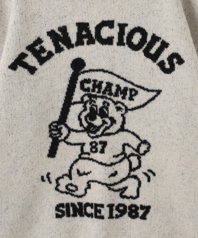 ファニーグラフィックフラッフィーニットプルオーバー