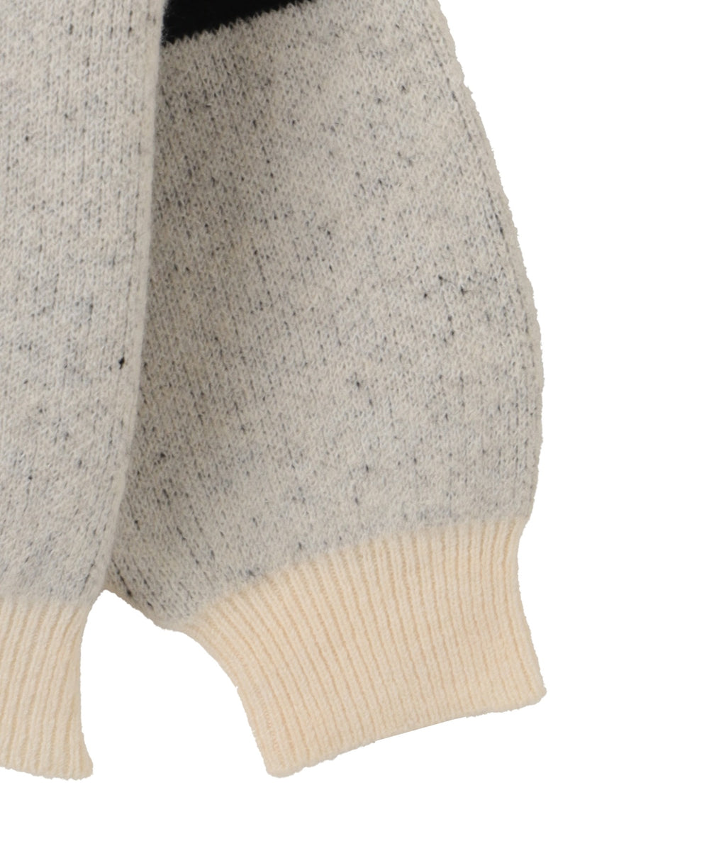 ファニーグラフィックフラッフィーニットプルオーバー