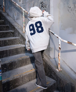 杢グレー モデル:155cm F着用