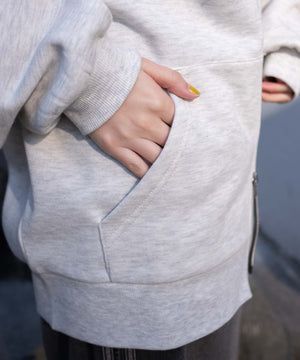 杢グレー モデル:155cm F着用