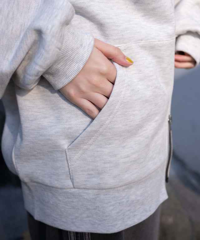 杢グレー モデル:155cm F着用