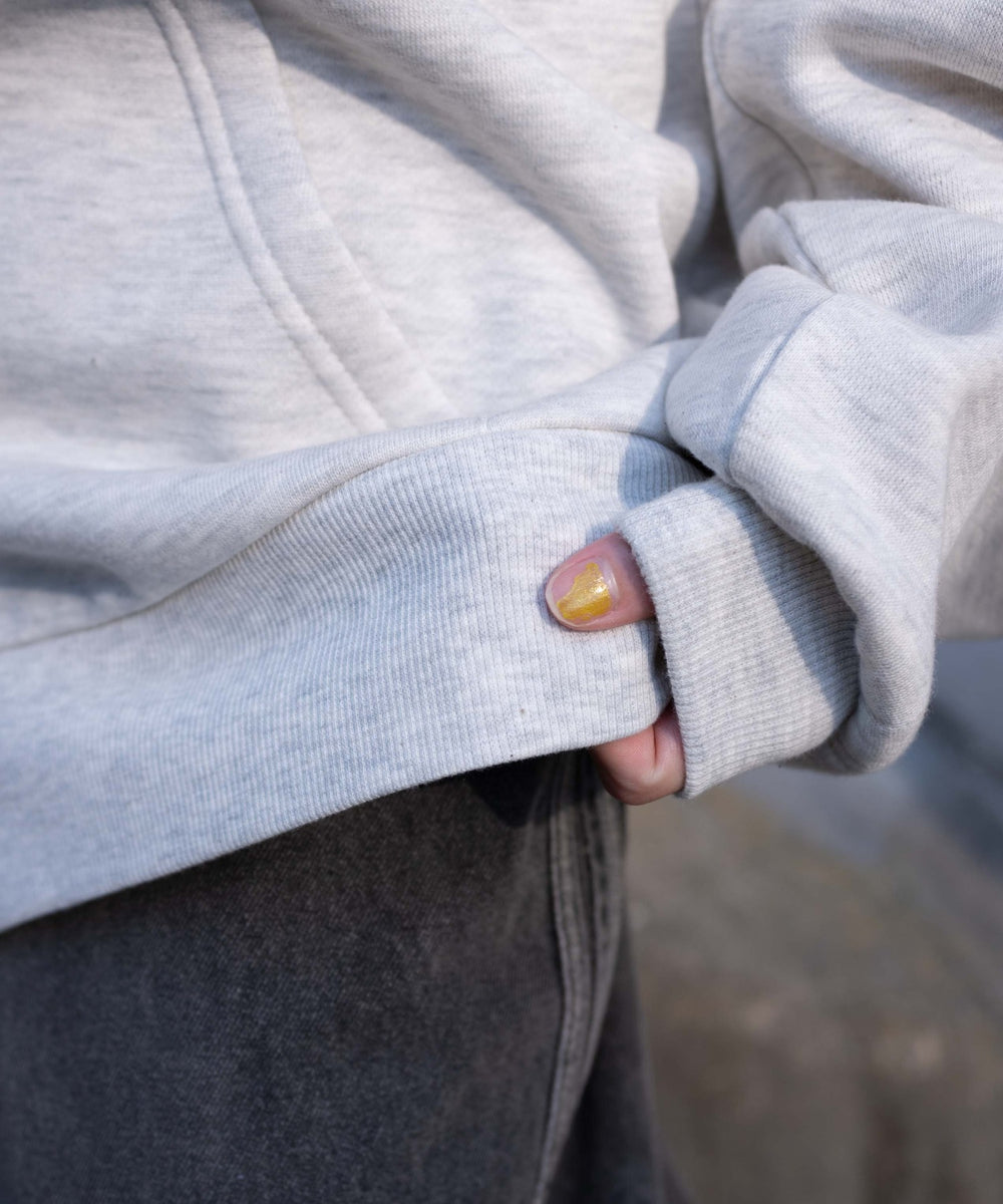 杢グレー モデル:155cm F着用