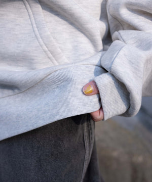 杢グレー モデル:155cm F着用