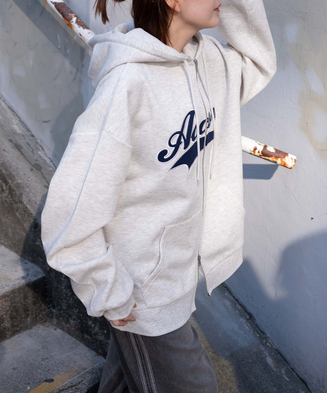 杢グレー モデル:155cm F着用