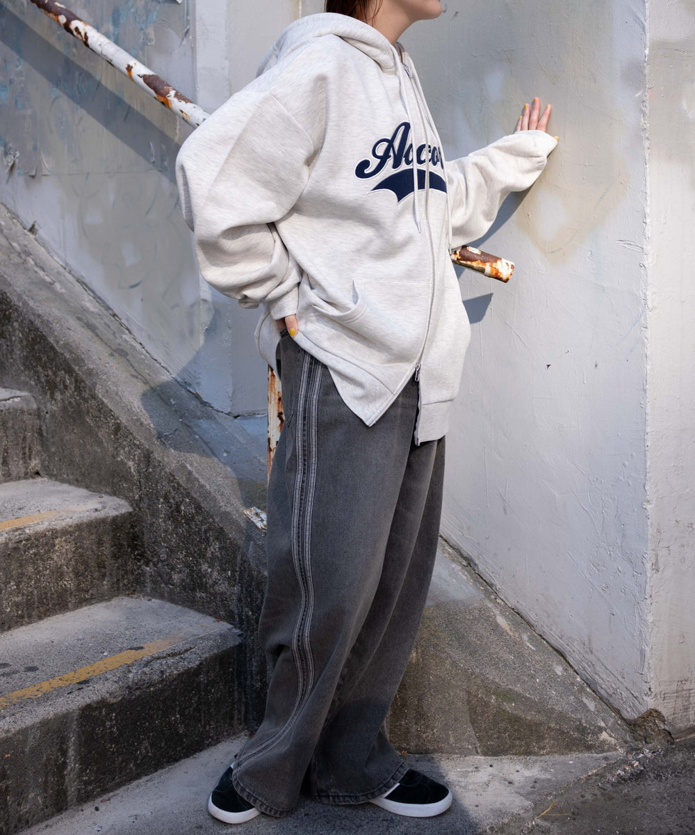 杢グレー モデル:155cm F着用