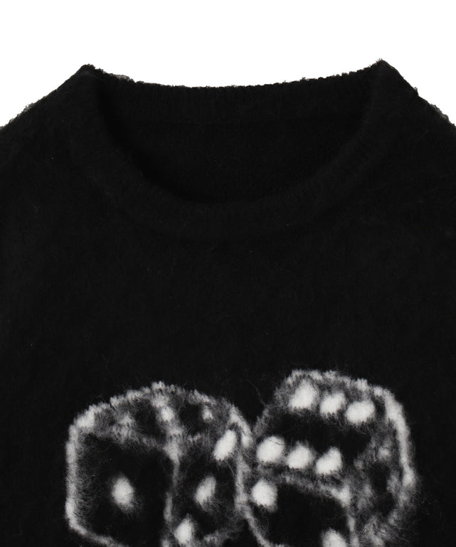 シャギーグラフィックプルオーバー