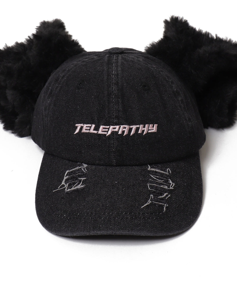 モコモコウサミミデニムキャップ