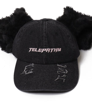 モコモコウサミミデニムキャップ