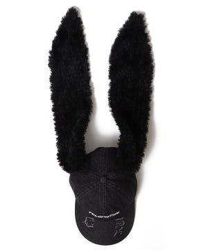 モコモコウサミミデニムキャップ