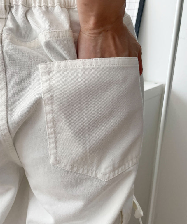 サイドリボンカーゴパンツ