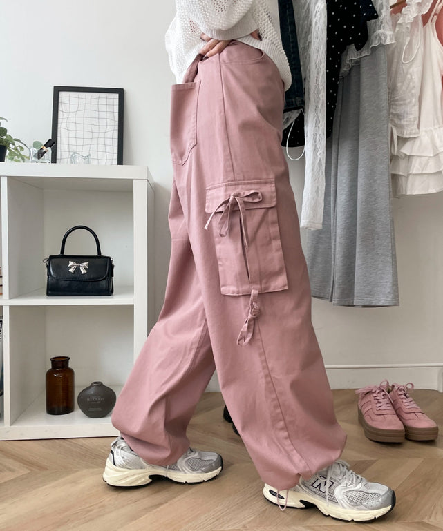 ピンク モデル：158cm M着用