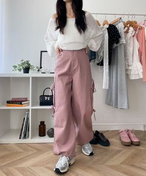 ピンク モデル：158cm M着用