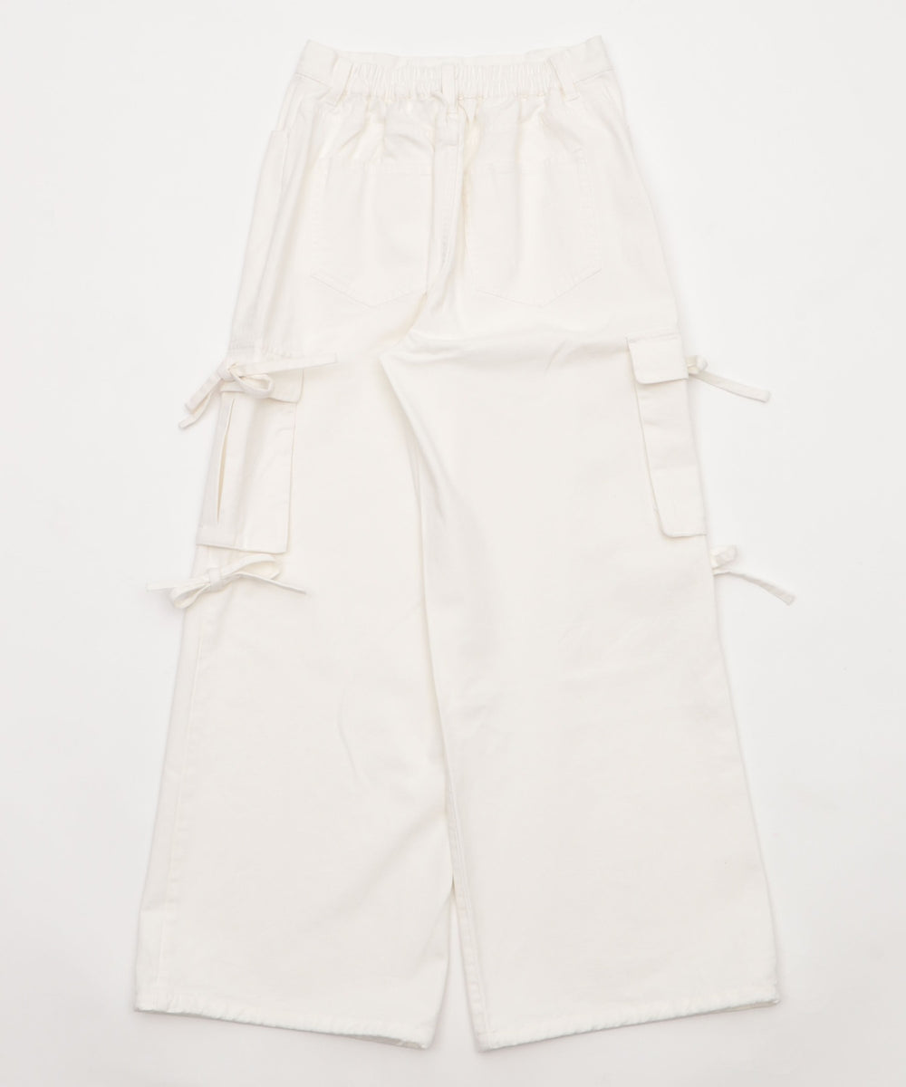 サイドリボンカーゴパンツ