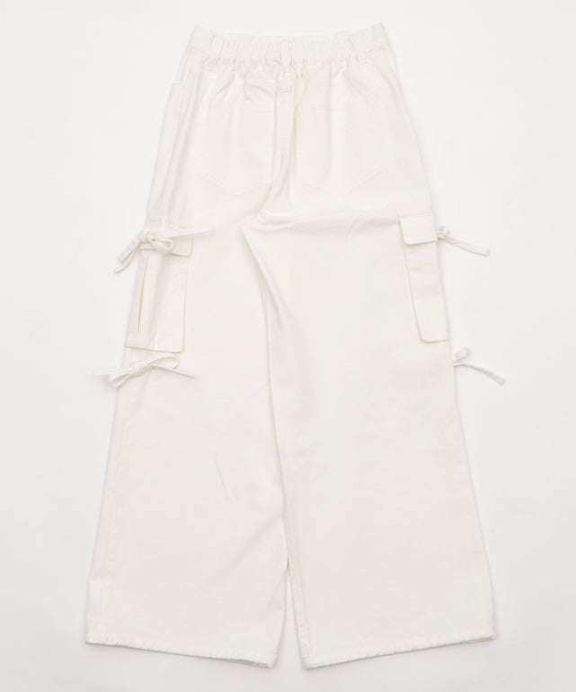 サイドリボンカーゴパンツ