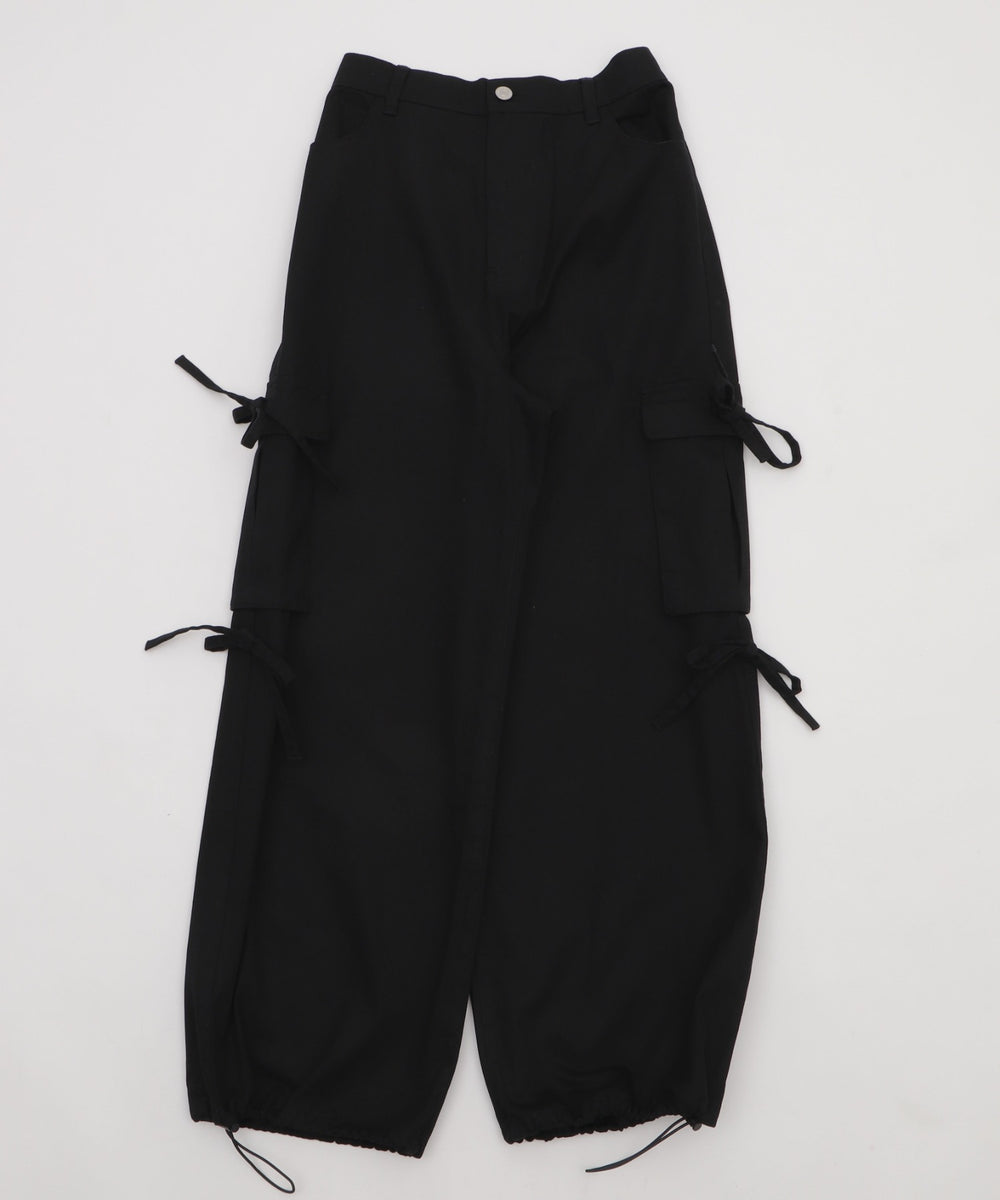 サイドリボンカーゴパンツ