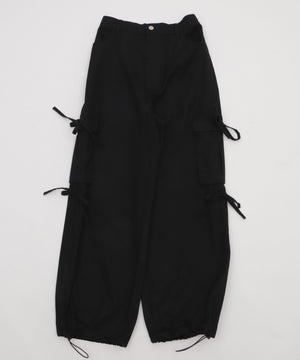 サイドリボンカーゴパンツ