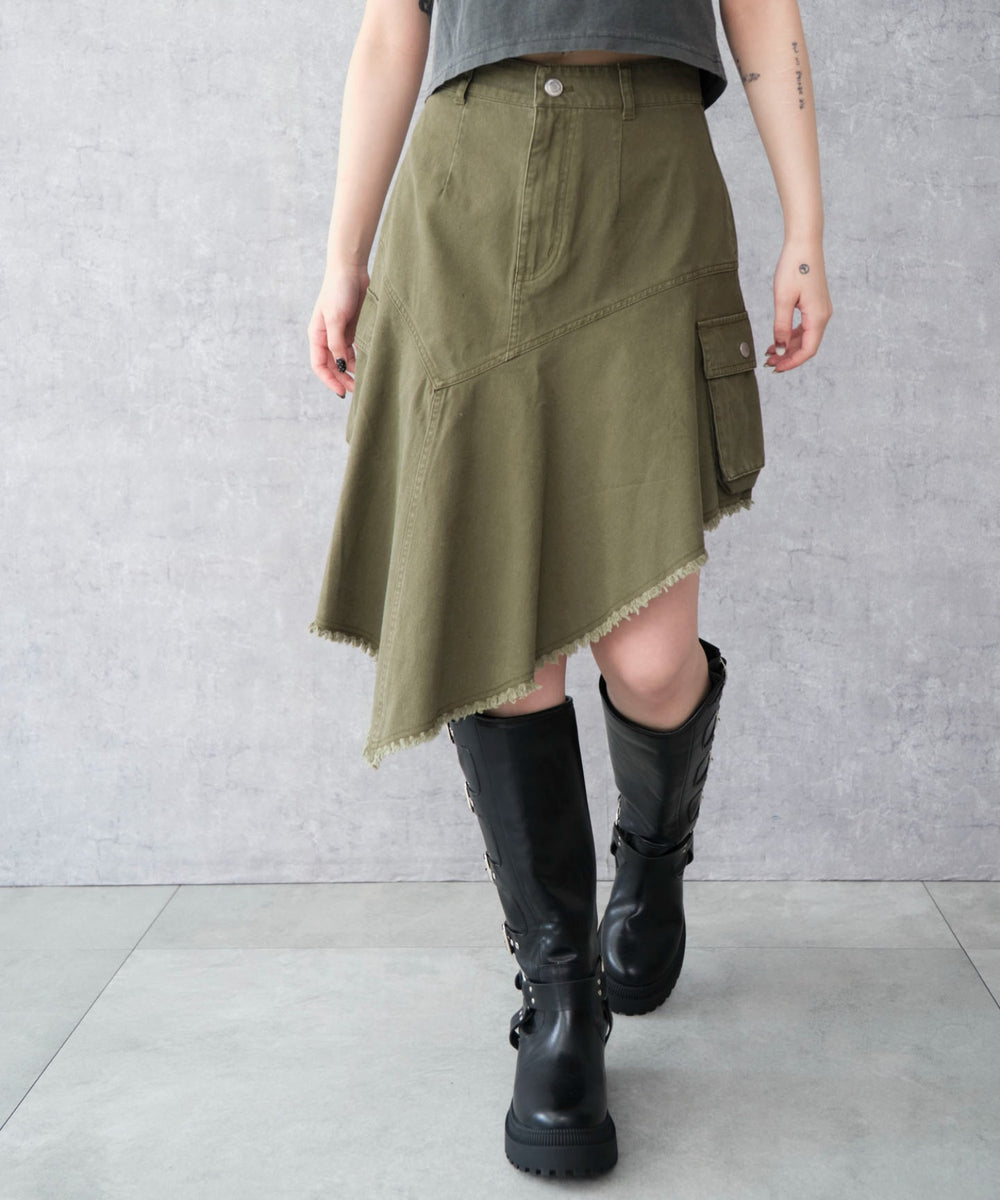 カーキ モデル：159cm F着用