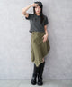 カーキ モデル：159cm F着用