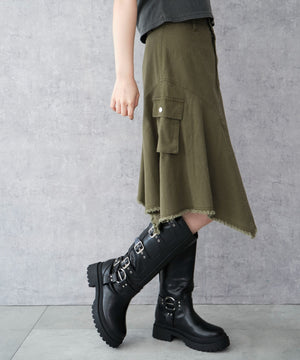 カーキ モデル：159cm F着用