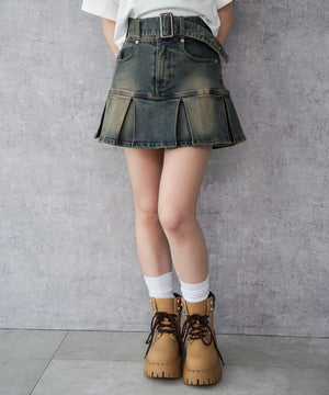 デニム濃加工 モデル：159cm F着用