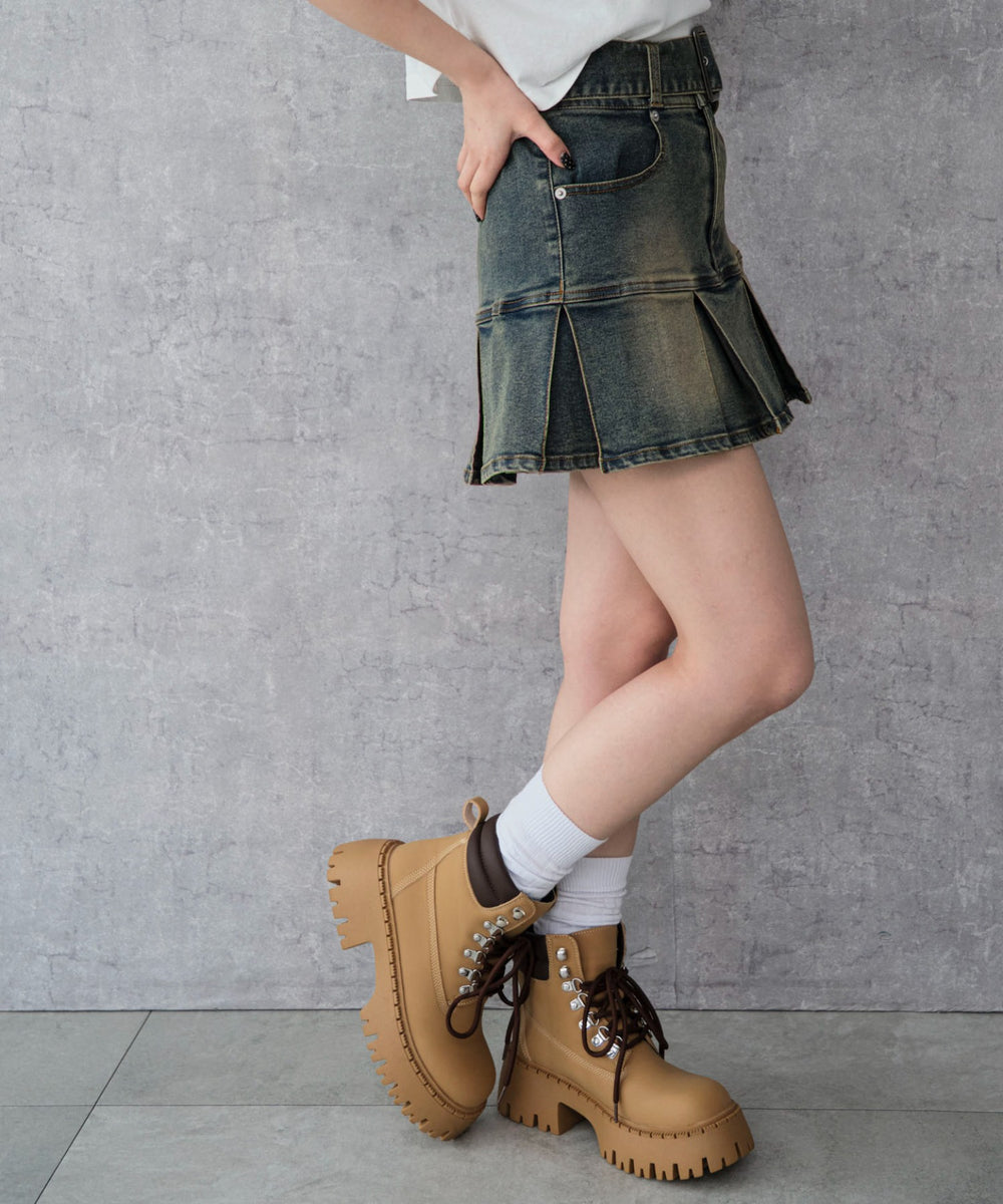 デニム濃加工 モデル：159cm F着用