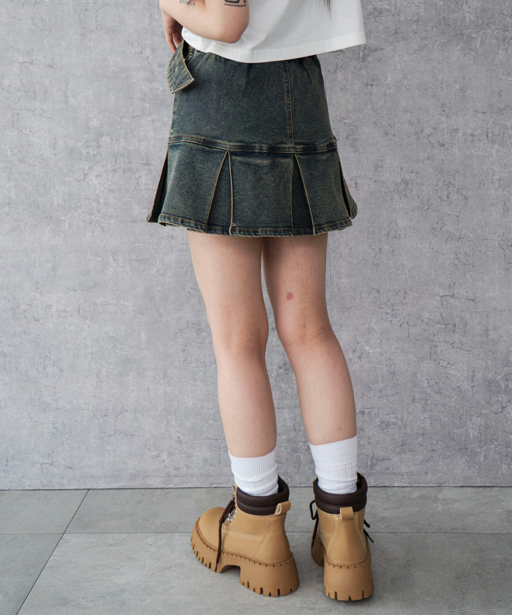 デニム濃加工 モデル：159cm F着用