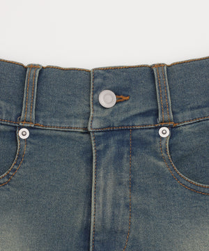 デニム中濃加工