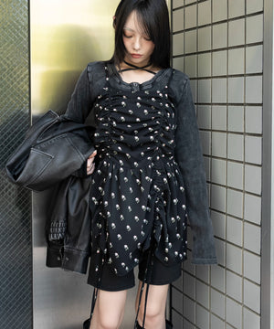 柄１　モデル：159cm F着用