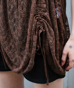 ドロストデザインキャミワンピース