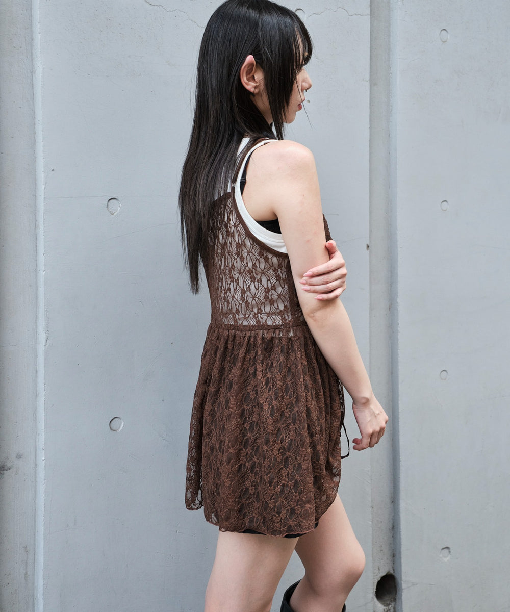 ブラウン モデル：159cm F着用