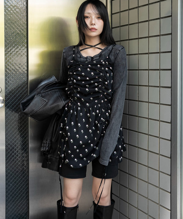 柄１　モデル：159cm F着用