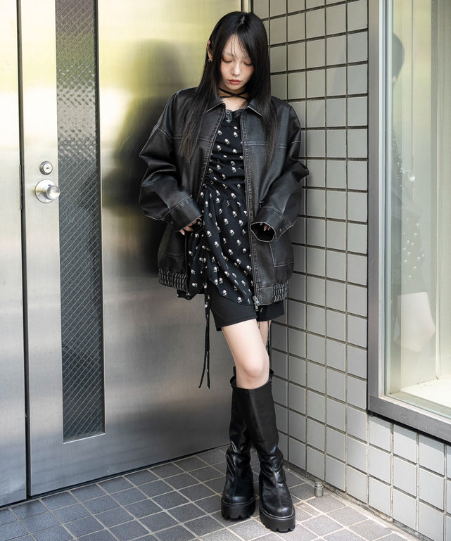 柄１　モデル：159cm F着用