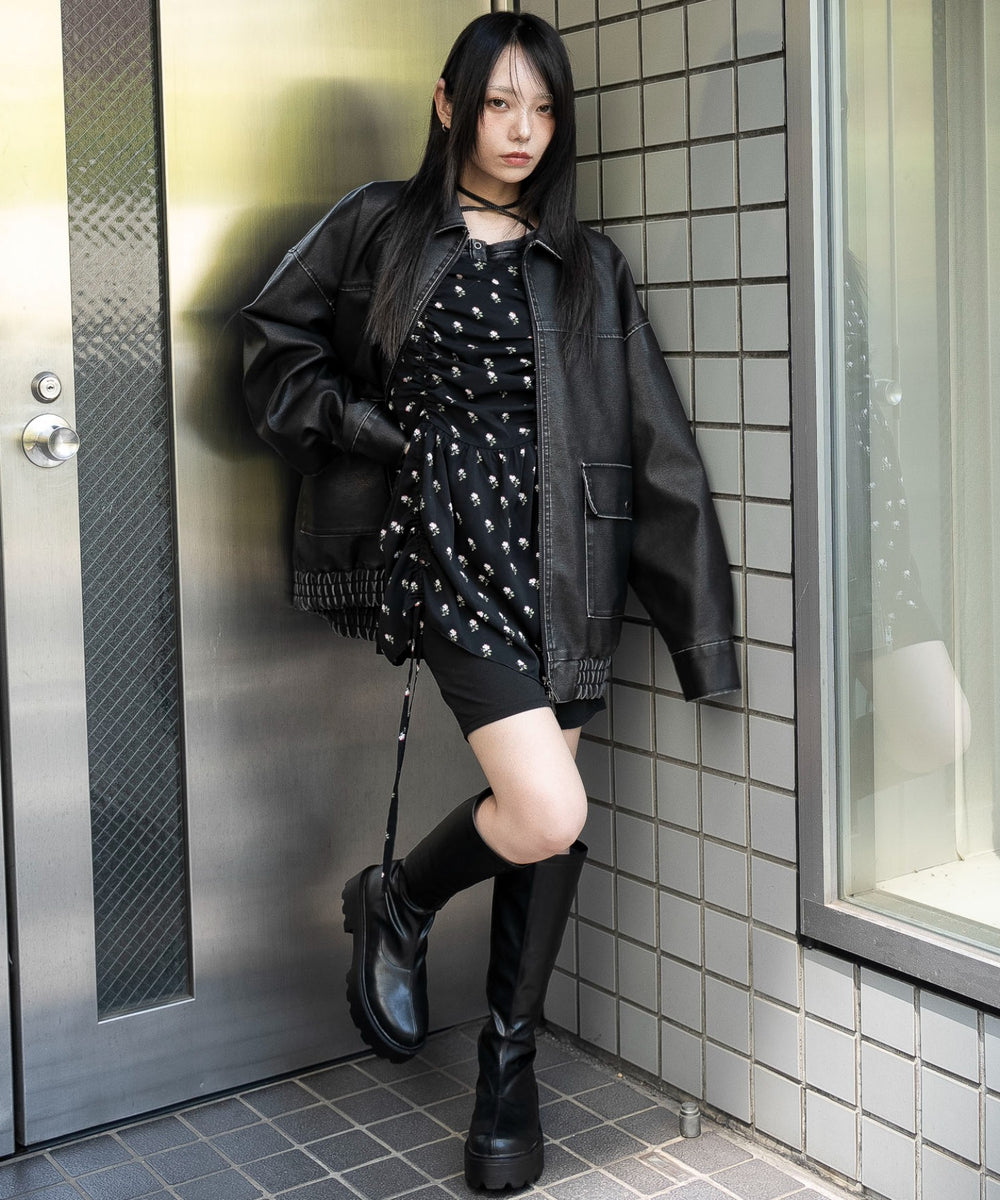 柄１　モデル：159cm F着用