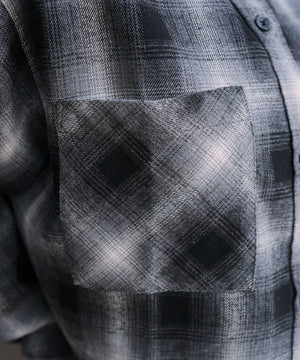 チェックショートネルシャツ