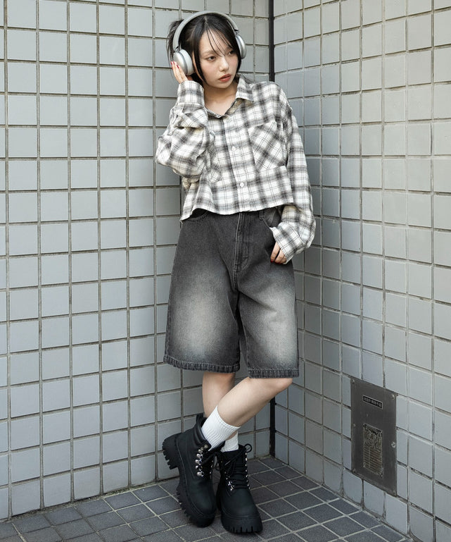 ホワイトアイボリー　モデル：159cm F着用