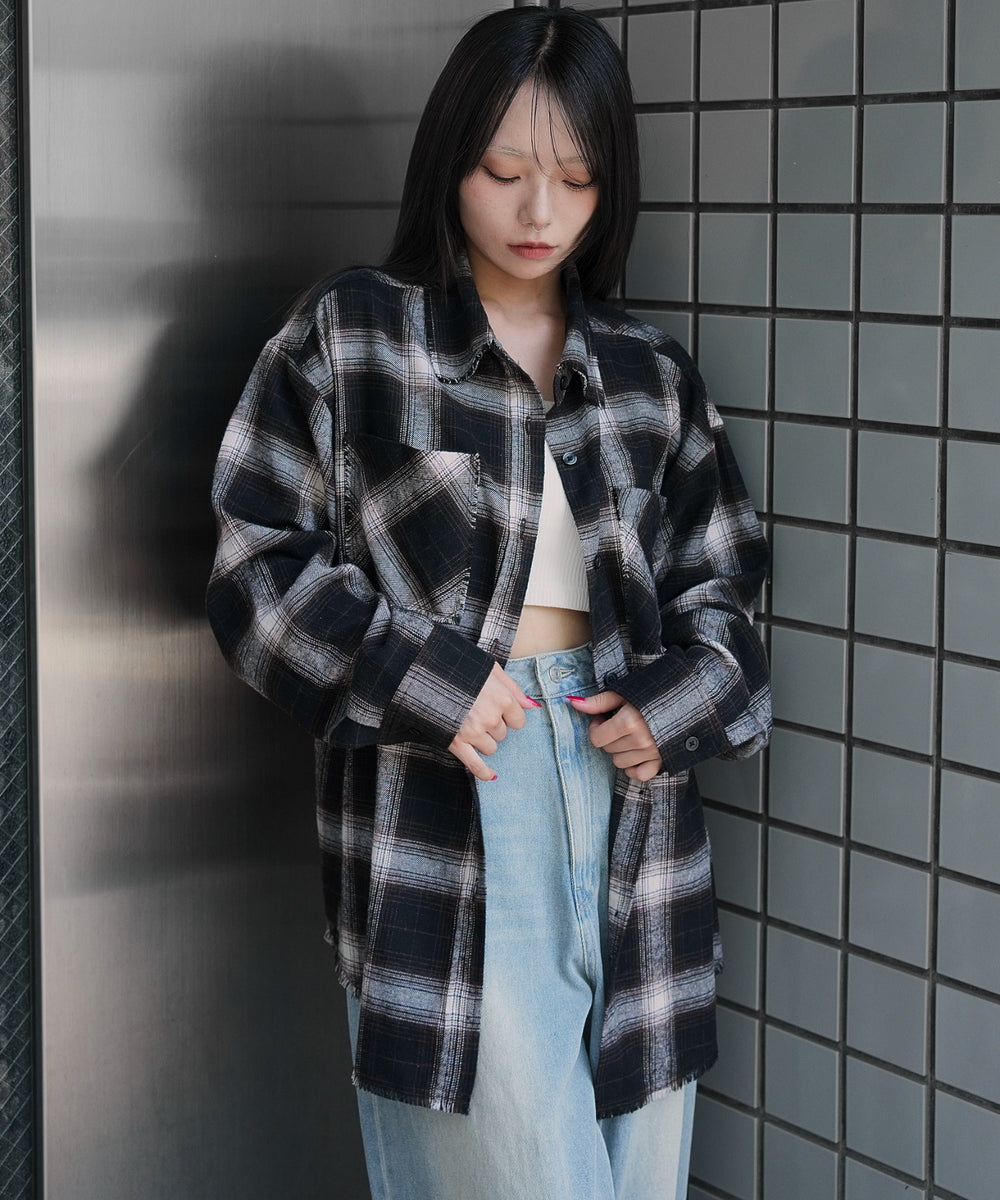 ブラウン　モデル：159cm F着用