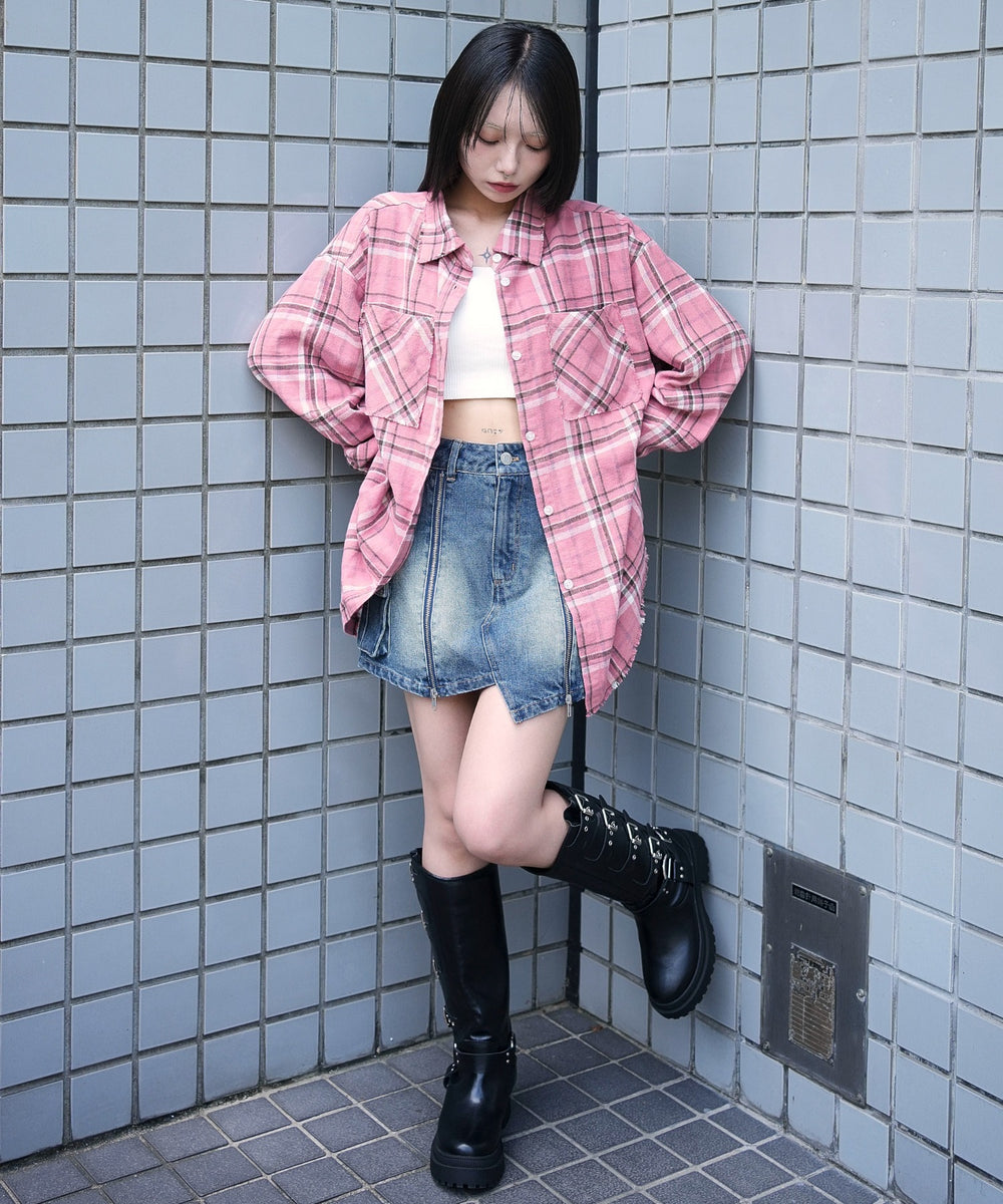 ピンク　モデル：159cm F着用