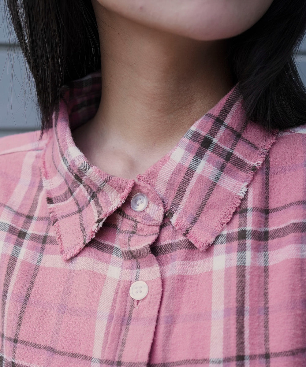 チェックBIGネルシャツ
