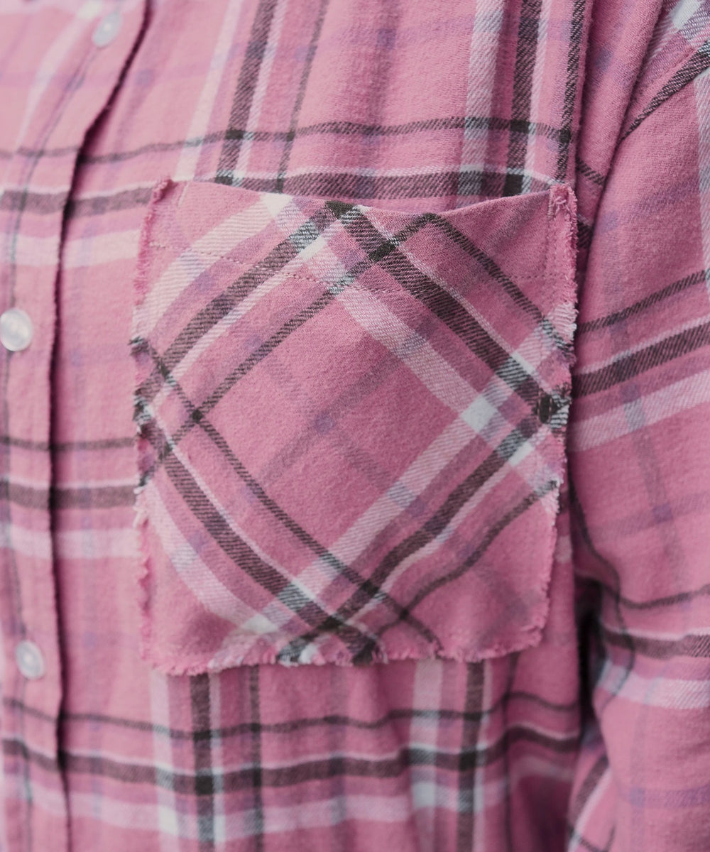 チェックBIGネルシャツ