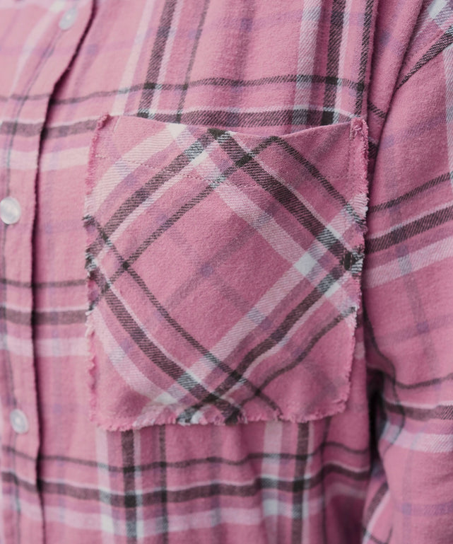 チェックBIGネルシャツ