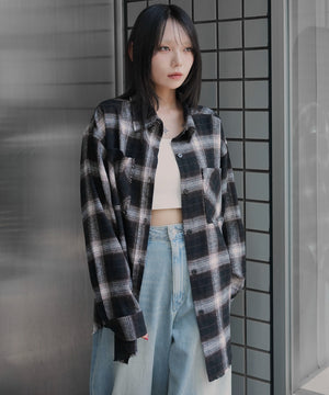 ブラウン　モデル：159cm F着用