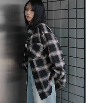 ブラウン　モデル：159cm F着用