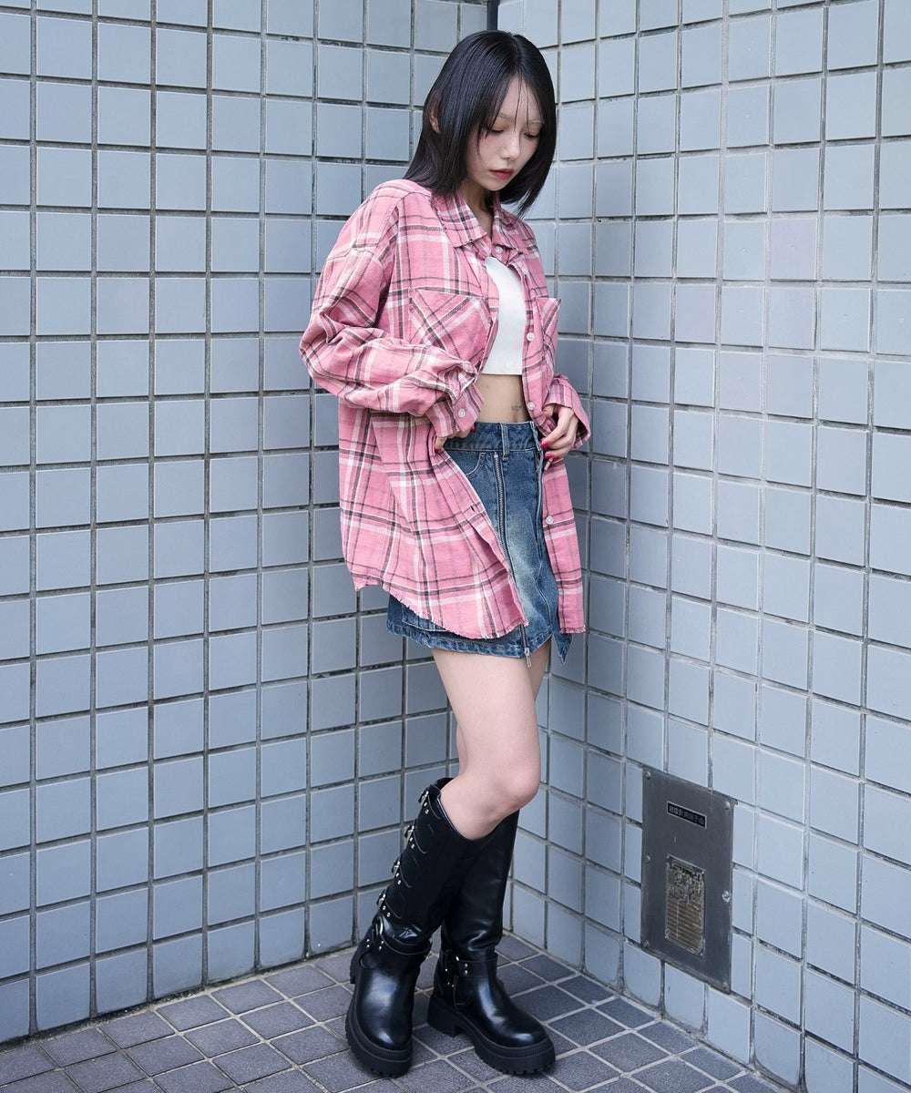 ピンク　モデル：159cm F着用