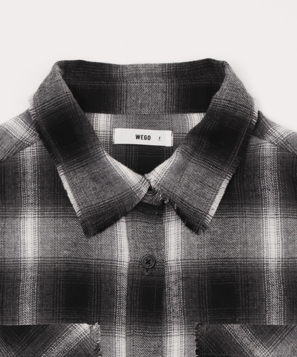 チェックBIGネルシャツ